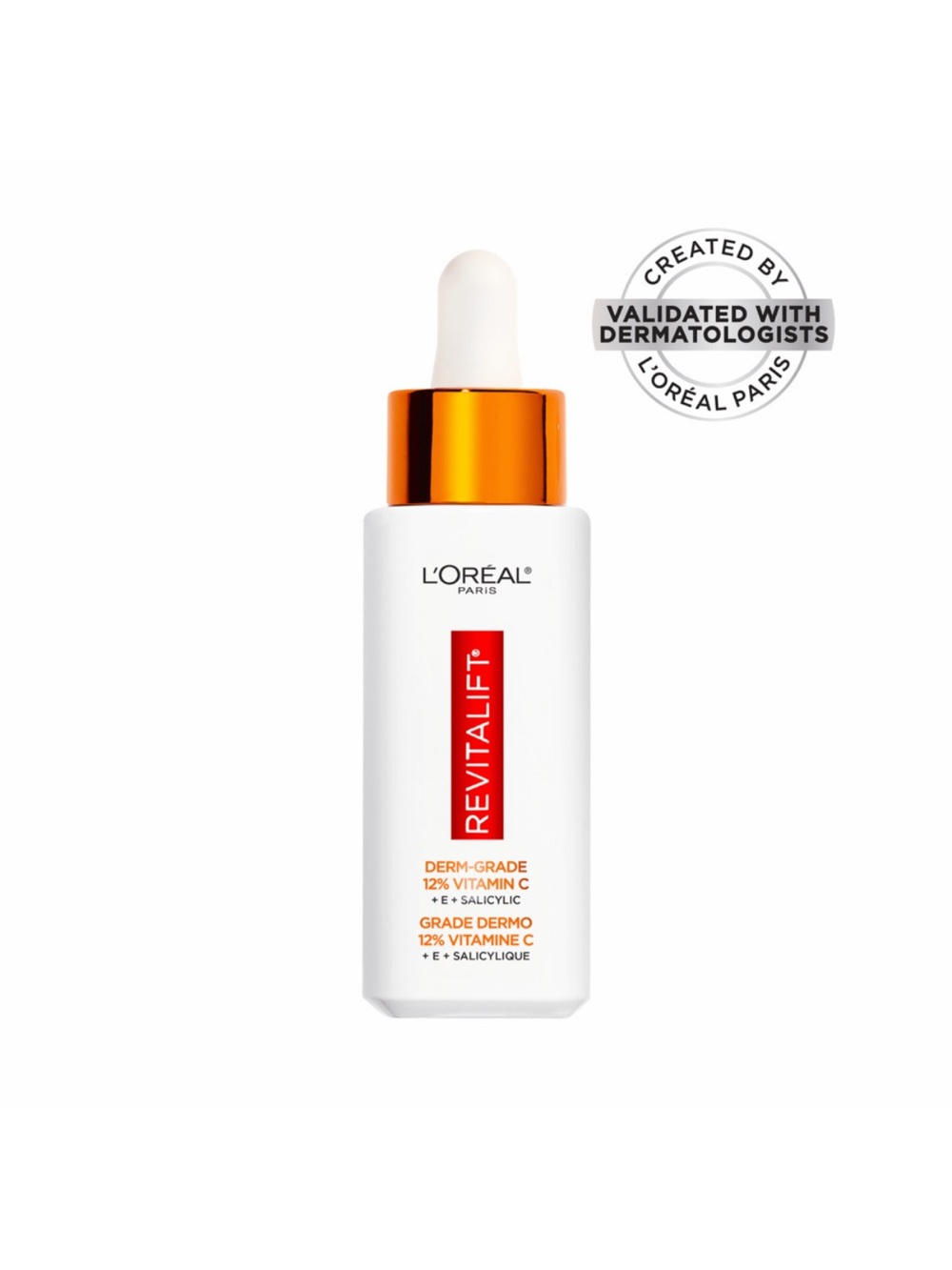 L'Oreal Paris Revitalift 12% Vitamin C + E + Salicylic Serum New in Box $28